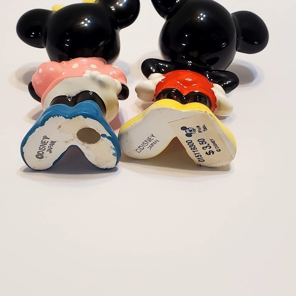 Vintage Disney Porcelain Figurines, Mickey and Minnie Statues - Picture 10 of 11